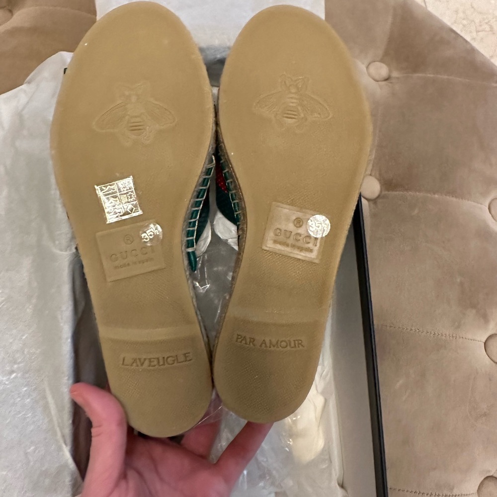 Authentic New With Tags Gucci Nappa Leather Sandals - Picture 2 of 4